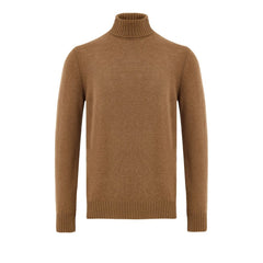 Gran Sasso Brown Wool Turtleneck