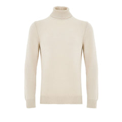 Gran Sasso Beige Wool Turtleneck