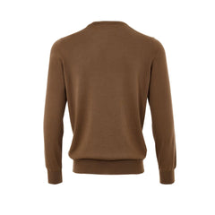 Gran Sasso Brown Silk Sweatshirt