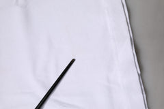 Dolce & Gabbana White Ribbed Cotton Sleeveless Tank Top T-shirt