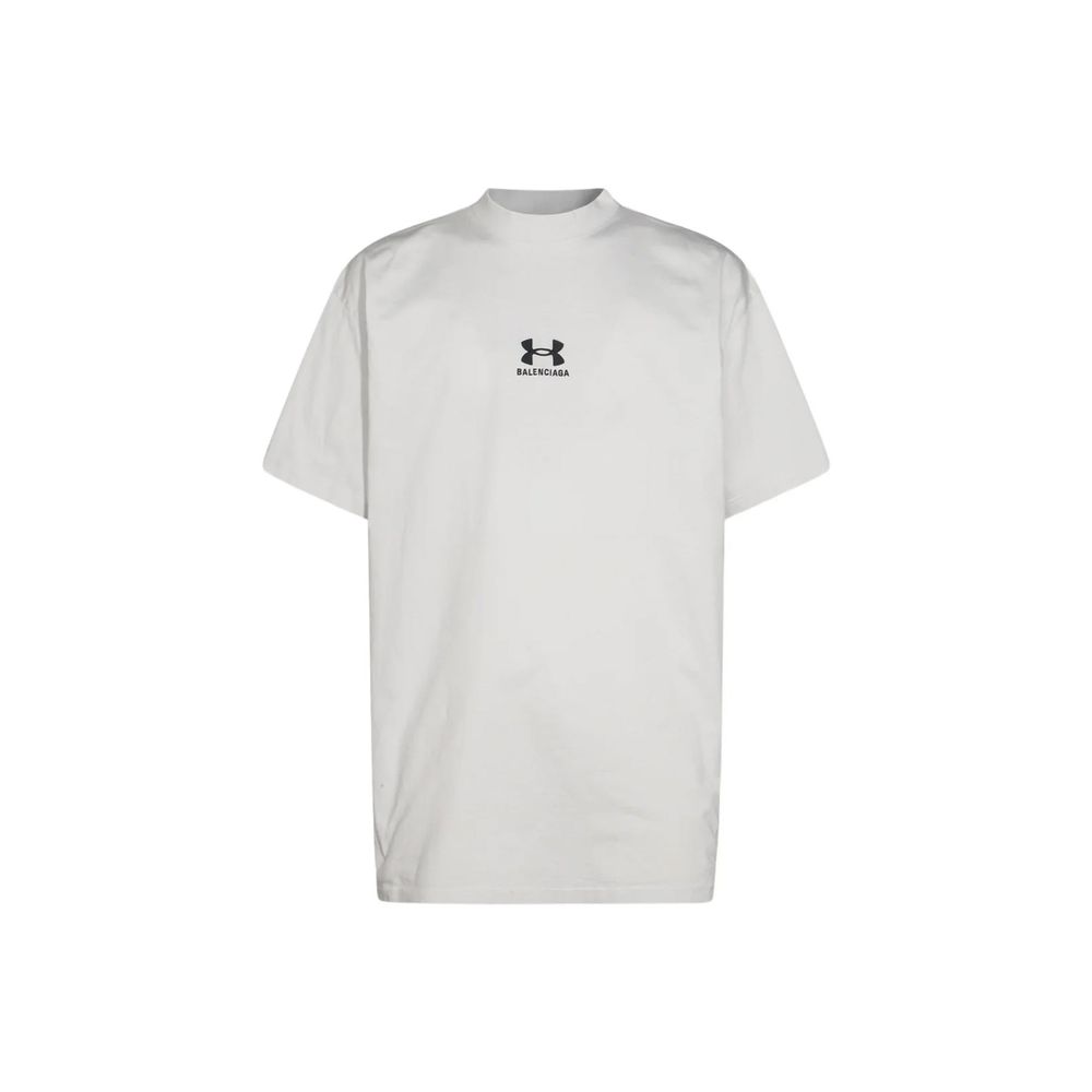 Balenciaga White Cotton T-Shirt