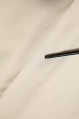 Dolce & Gabbana Ivory Wool Mid Waist Cropped Trouser Pants