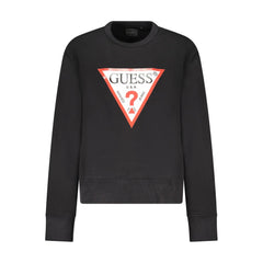 Guess Jeans Black Cotton Women's Sweatshirt
