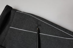 Daniele Alessandrini Gray Polyester Formal Dress Trouser Pants