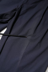 Briglia 1949 DarkBlue Wool Straight Formal Dress Trouser Pants