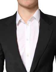 Dolce & Gabbana Black MARTINI Single Breasted Tuxedo Blazer