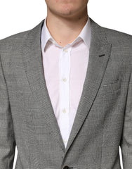 Dolce & Gabbana Gray MARTINI Single Breasted Formal 2PC Suit