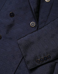 Dolce & Gabbana Dark Blue Double Breasted SICILIA 2 PC Suit