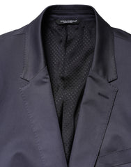 Dolce & Gabbana Blue Single Breasted MARTINI 2 Piece Suit