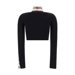 Burberry Black Elastane Sweatshirt