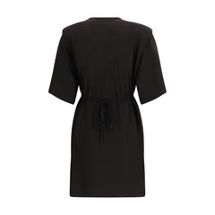 PINKO Black Acetate Casual Dress