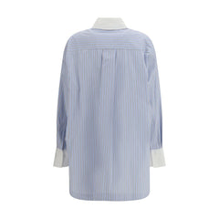The Attico Blue Cotton Pattern Shirt