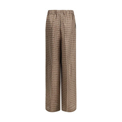 Max Mara Multicolor Silk Casual Pants