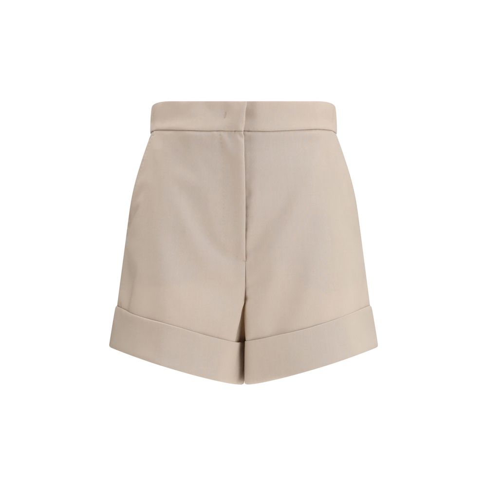 Max Mara Bicolor Fleece Wool Short And Mini Shorts