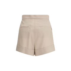 Max Mara Bicolor Fleece Wool Short And Mini Shorts