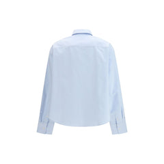 Ami Paris Blue Cotton Dress Shirt