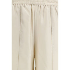 Loulou De Saison Beige Silk Casual Pants