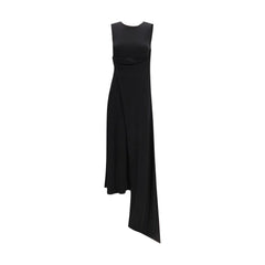 Ami Paris Black Viscose Casual Dress