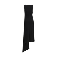 Ami Paris Black Viscose Casual Dress