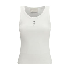 Ami Paris White Cotton Top