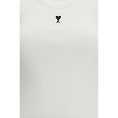 Ami Paris White Cotton Top