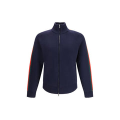 Gucci Blue Wool Trench Coat