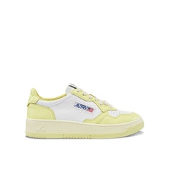 Autry White Leather Low Top Sneakers