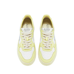 Autry White Leather Low Top Sneakers