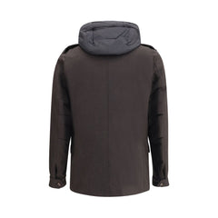 MooRER Brown Fleece Wool Coat