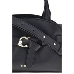 Coccinelle Black Calf Leather Bos Taurus Handbag