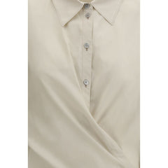 Lemaire Beige Cotton Dress Shirt