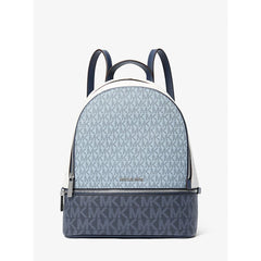 Michael Kors Blue Leather Backpack