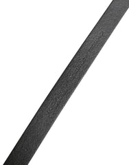 Dolce & Gabbana Men Black Leather Classic Metal Buckle Belt