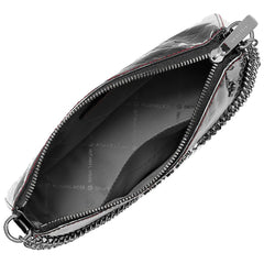 Michael Kors Black Canvas Clutch Bag