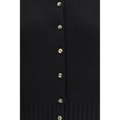 Khaite Black Cashmere Cardigan