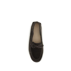Le Monde Béryl Brown Calf Leather Bos Taurus Slip-On Loafers