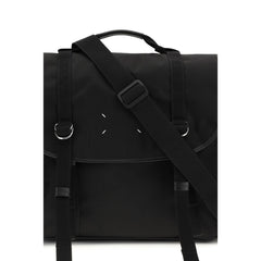 Margiela Black Calf Leather Bos Taurus Shoulder Bag