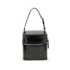 Margiela Black Calf Leather Bos Taurus Backet Bag