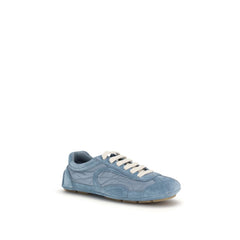 Prada Blue Lamb Ovis Aries Aries Athletic Sneakers