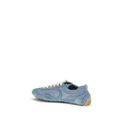 Prada Blue Lamb Ovis Aries Aries Athletic Sneakers