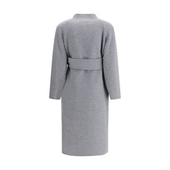Khaite Gray Wool Coat