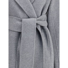 Khaite Gray Wool Coat