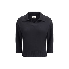 Khaite Black Cashmere Sweater
