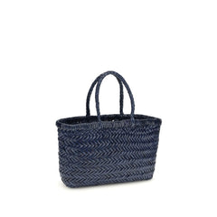 Dragon Diffusion Blue Buffalo Leather Handbag