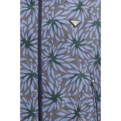 Prada Blue Recycled Polyamide Shell Jacket