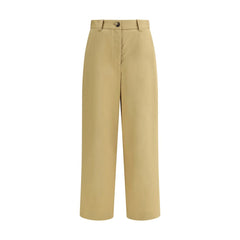 Khaite Beige Cotton Casual Pants