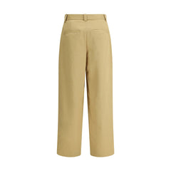 Khaite Beige Cotton Casual Pants