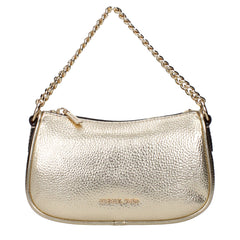 Michael Kors Gold Leather Handbag