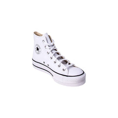 Converse White Polyethylene Platform Sneakers