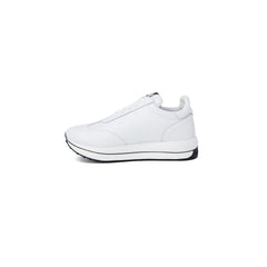 Love Moschino White Leather Low Top Sneakers